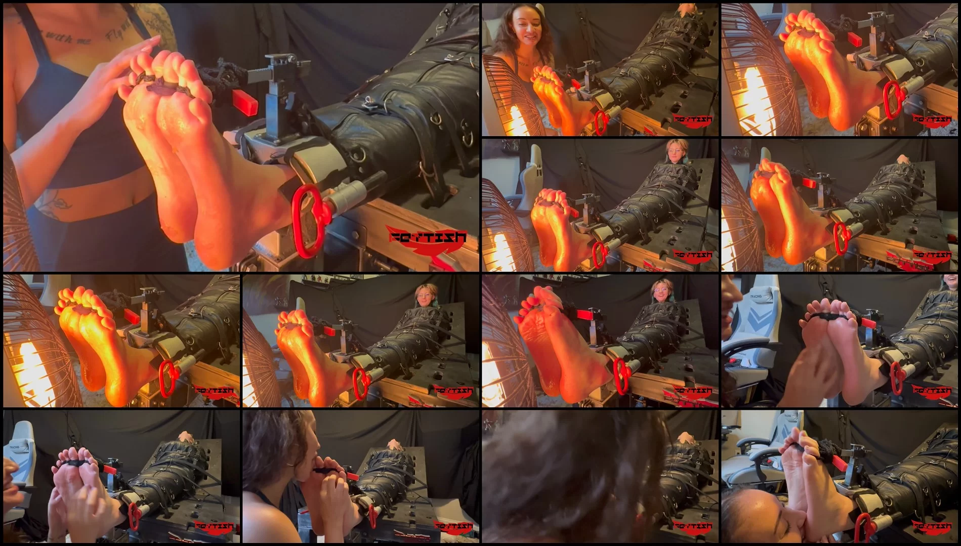 Fettish – The Roaster Coaster – Zori and Lee Von Lux-ff, Licking, TicklingFeet