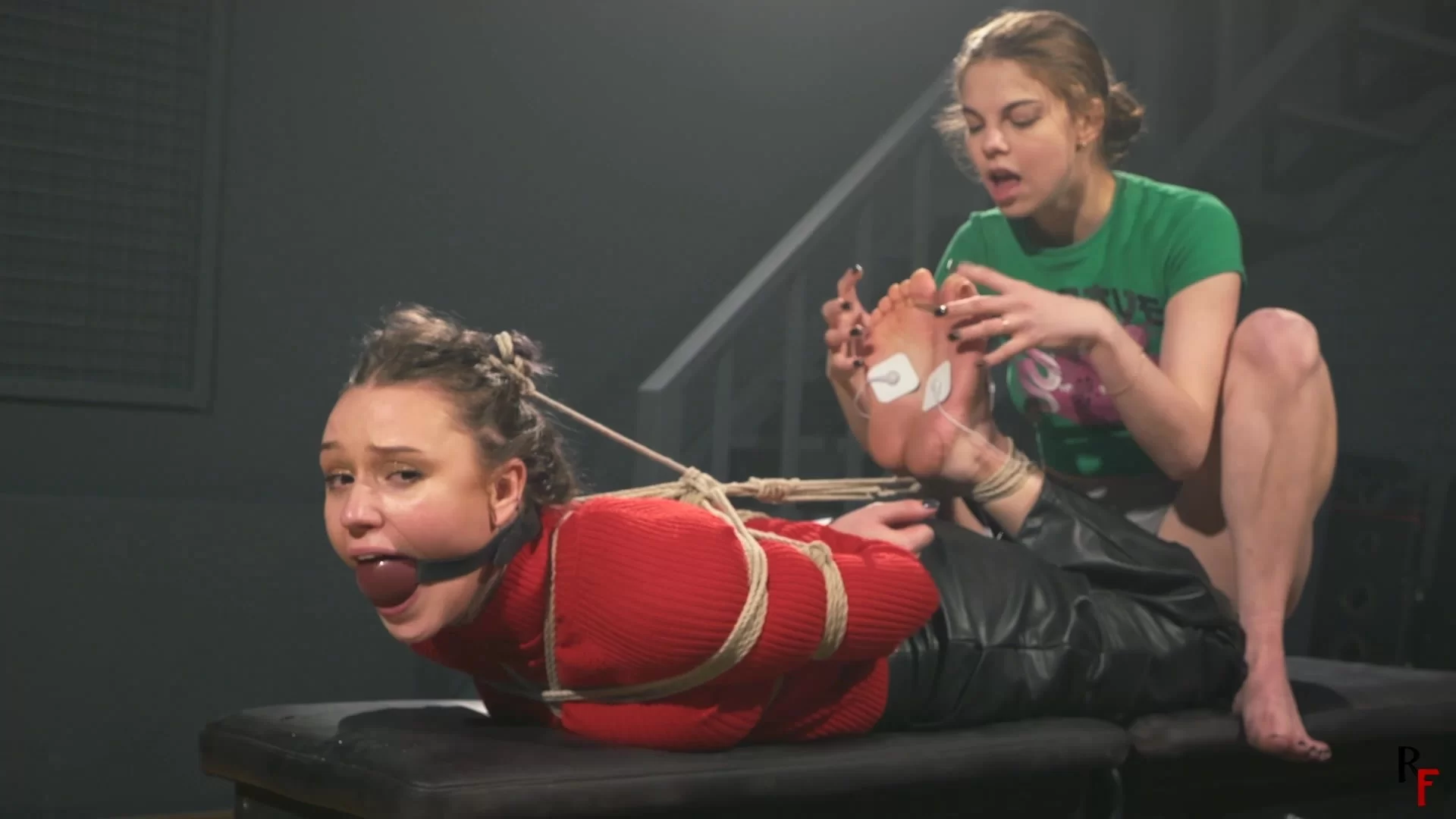 RFStudioProduction – Astrid Hogtied and Tickled by Foxy- ff, HD, TicklingFeet