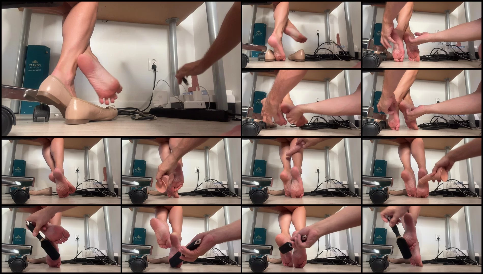 SammyPeeks – Dangling and Tickling Dangerous Office Fantasy-mf, TicklingFeet