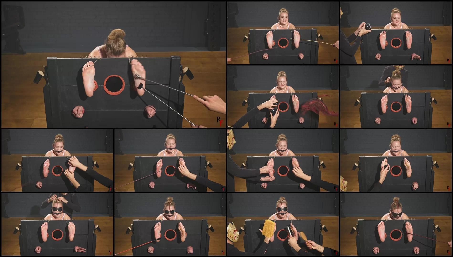 RFStudioProduction – Vanda – Bastinado and Tickling in Heavy Stocks- mmf, TicklingFeet