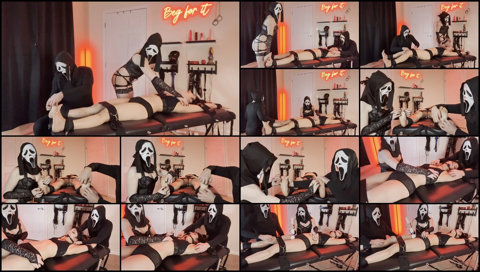 LaughsAndLust – Fae Donata- Helpless Under Masked Ticklers- mff, TicklingFeet, TicklingUpperBod