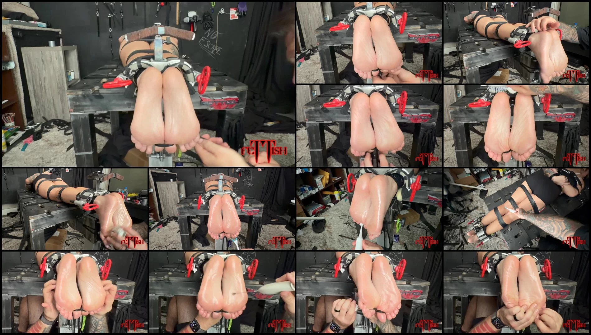 Fettish – The Tickle Table – Charmie Facedown- mf, TicklingFeet